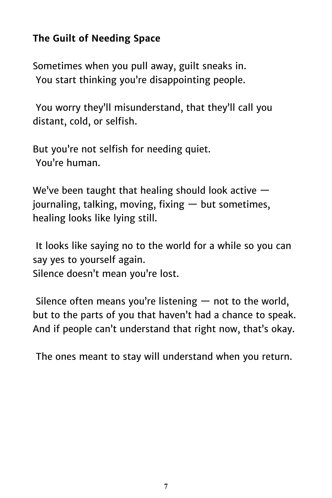 How to Heal: When No One Sees You