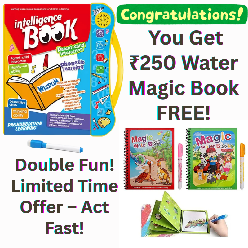 Intelligence Book + FREE Water Magic Book – Limited Time Offer!
