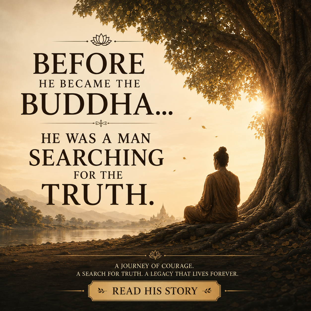 The Man Before Buddha: The Story of Siddhartha Gautama