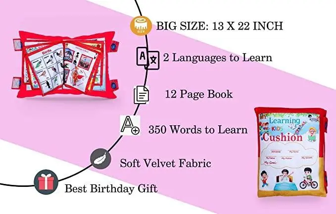 Hidden Gems Presents The Learning Pillow For Kids