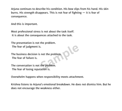 Bhagavad Gita Lessons for Busy Professionals