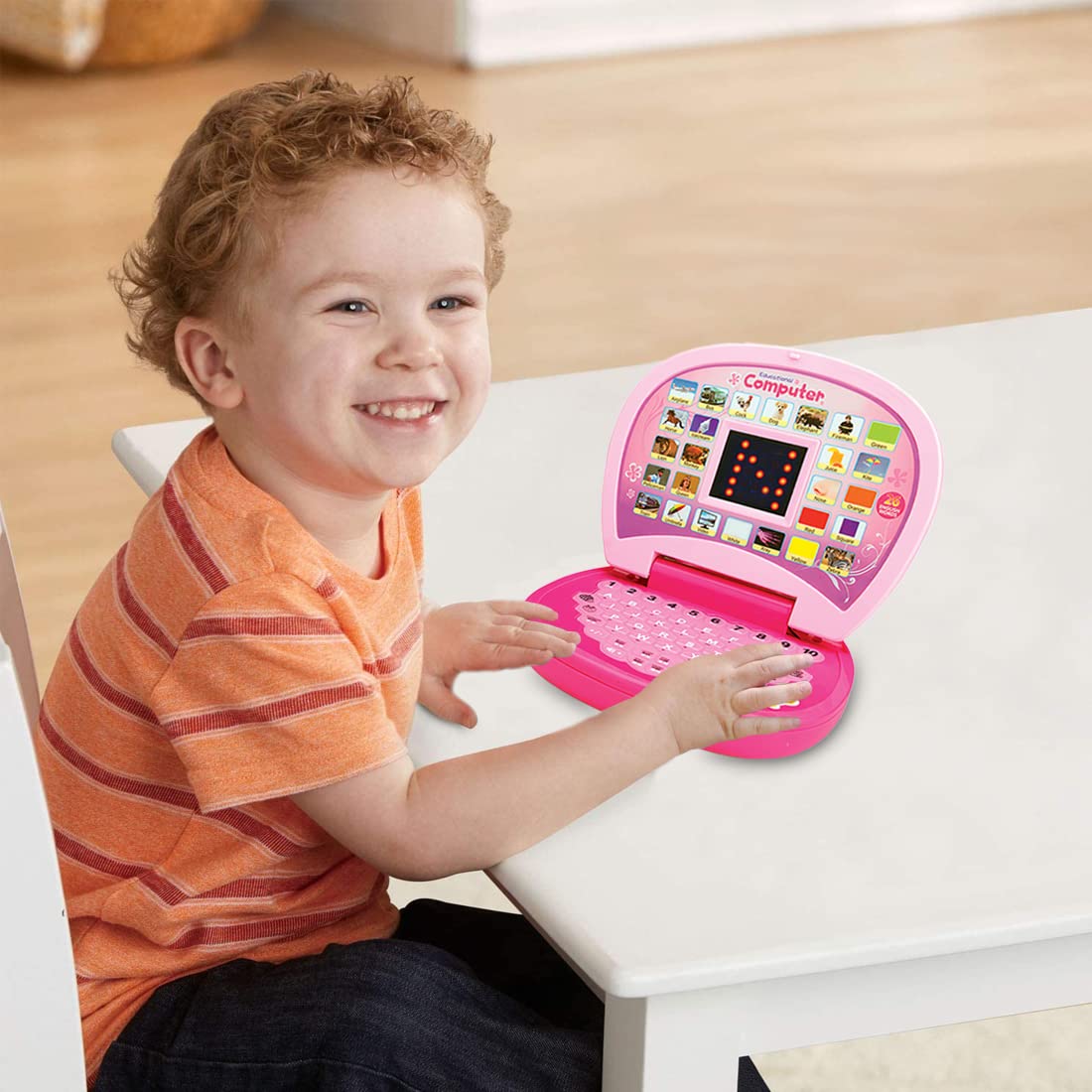Interactive Kids Laptop By Hidden Gems | Learn ABC, Numbers & More