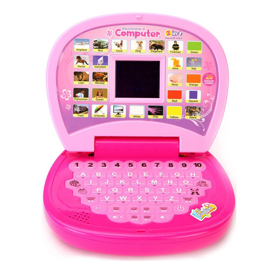 Interactive Kids Laptop By Hidden Gems | Learn ABC, Numbers & More
