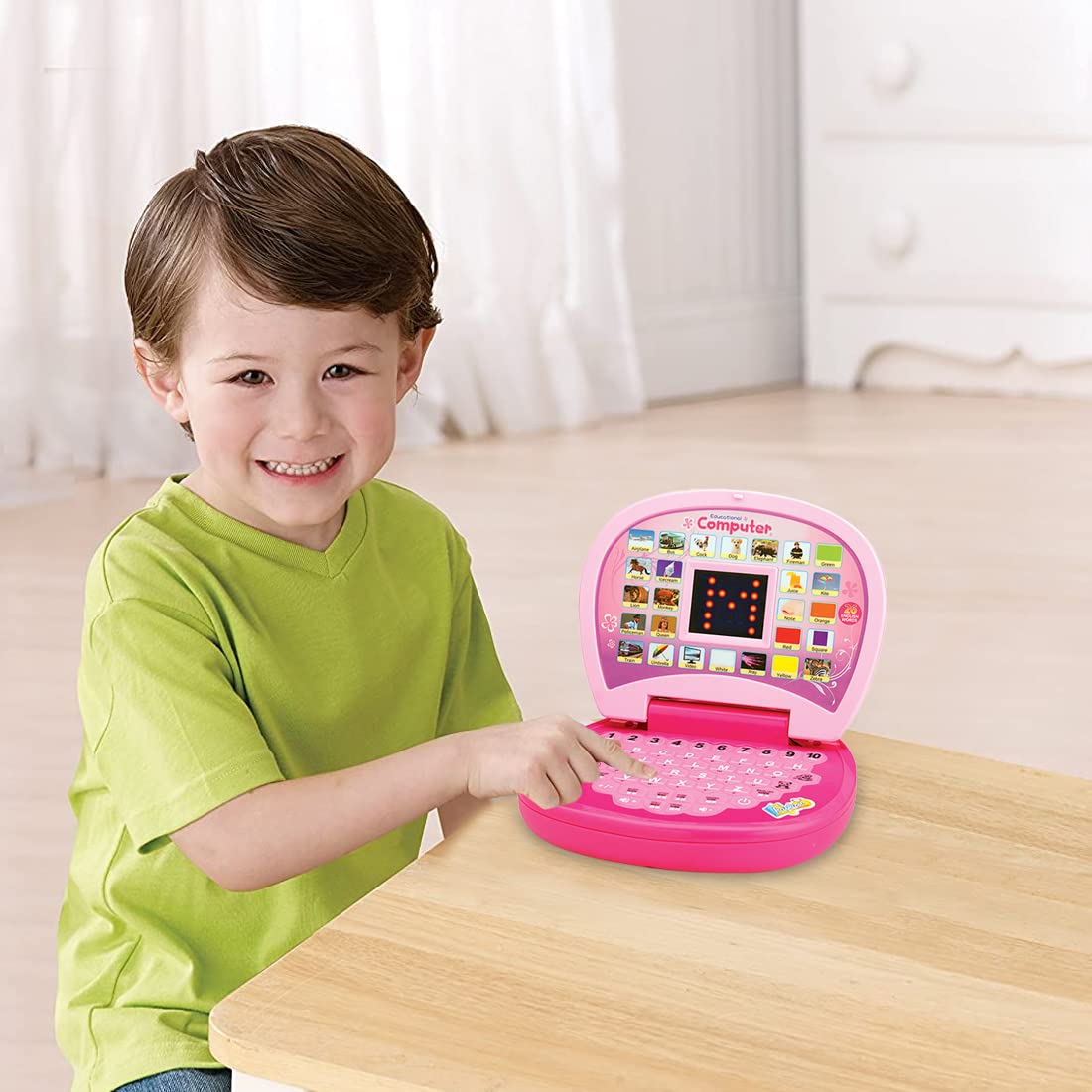 Interactive Kids Laptop By Hidden Gems | Learn ABC, Numbers & More