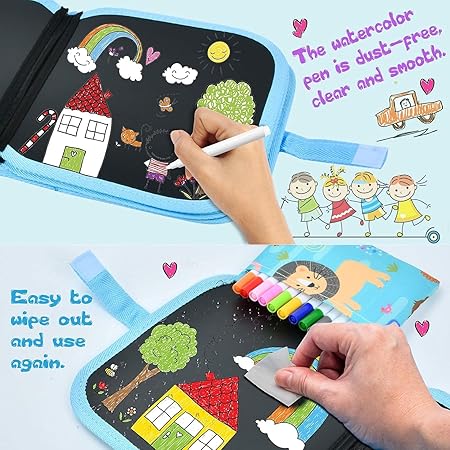 Erasable Doodle Slate Painting Kit by Hidden Gems | Boost Creativity & Imagination
