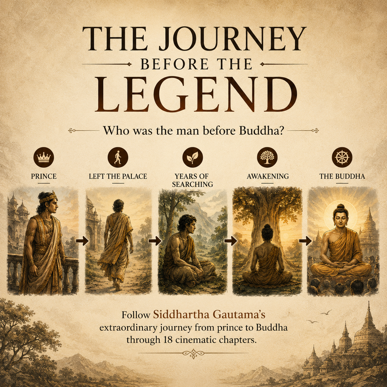 The Man Before Buddha: The Story of Siddhartha Gautama